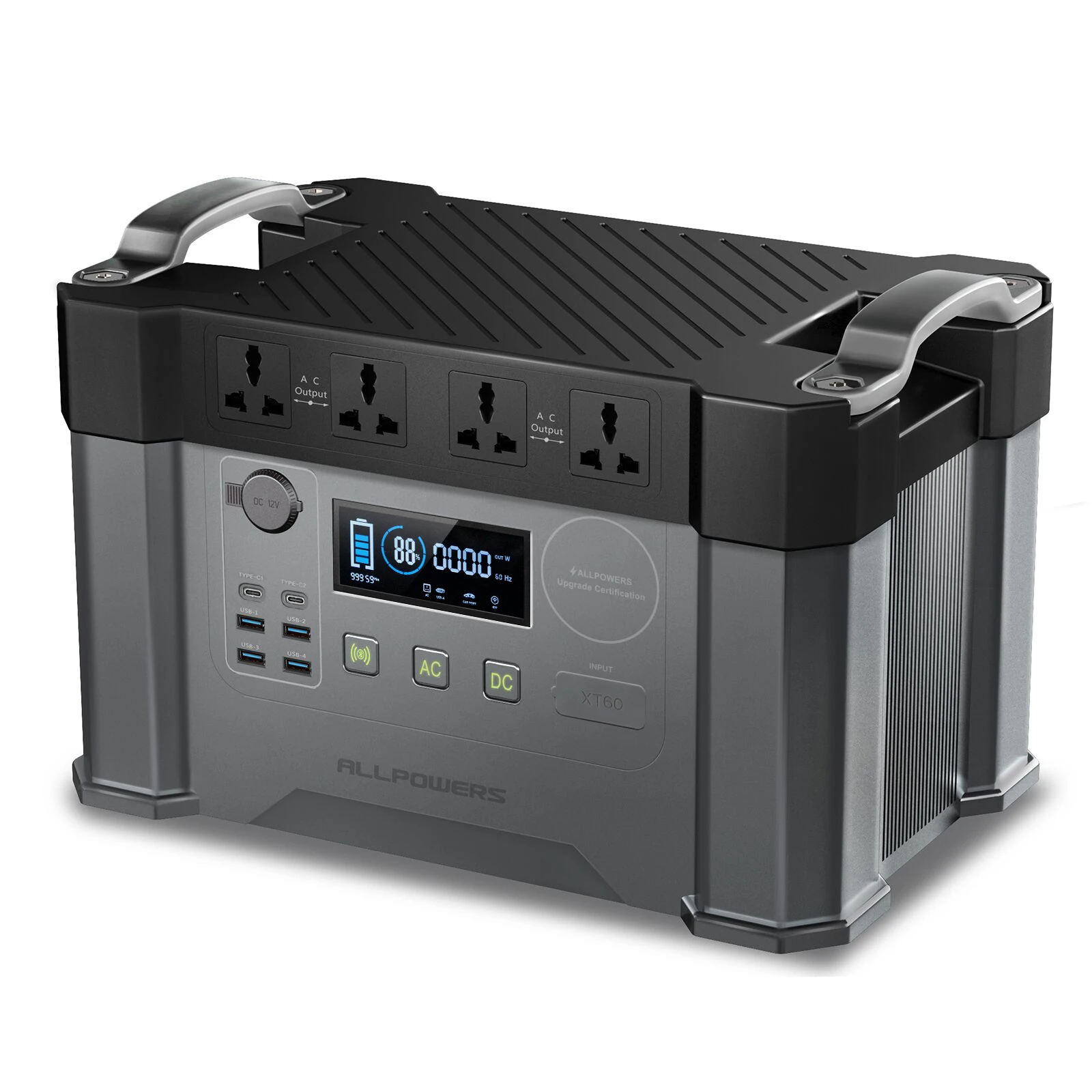 

New ALLPOWERS Portable Power Station 110/220V Solar Generator 2000W/700W/300W/200W Emergency Power Supply Fit For Iphone Camping