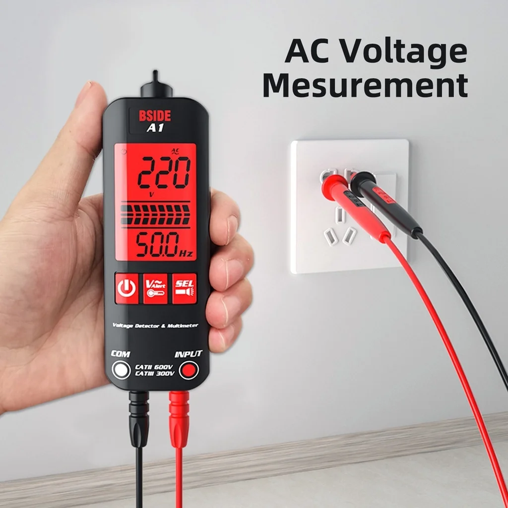 

2000 Counts DC/AC Voltage Tester Detector LCD Digital Multimeter Electric Pen Dual Range Continuity Wire Test Ohm Hz NCV Meter