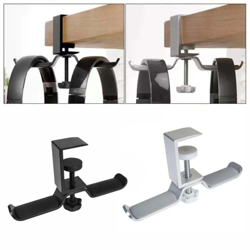 Новая алюминиевая подставка для наушников вращающийся зажим рук настенная