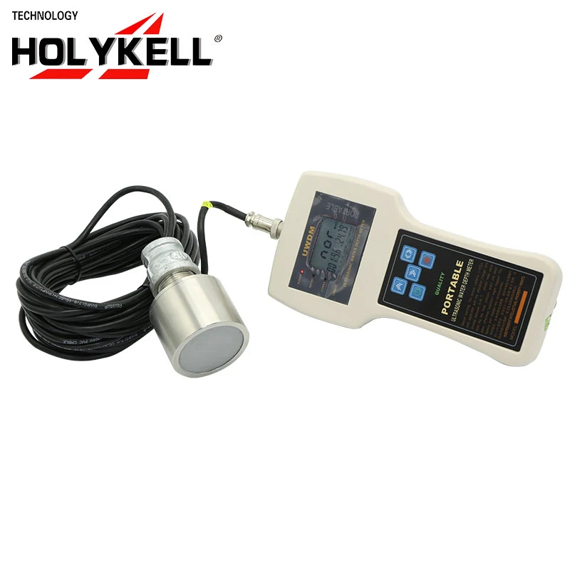 Фото Holykell Well Borehole Портативный ультразвуковой датчик Echo Sounder Измеритель глубины уровня воды №2