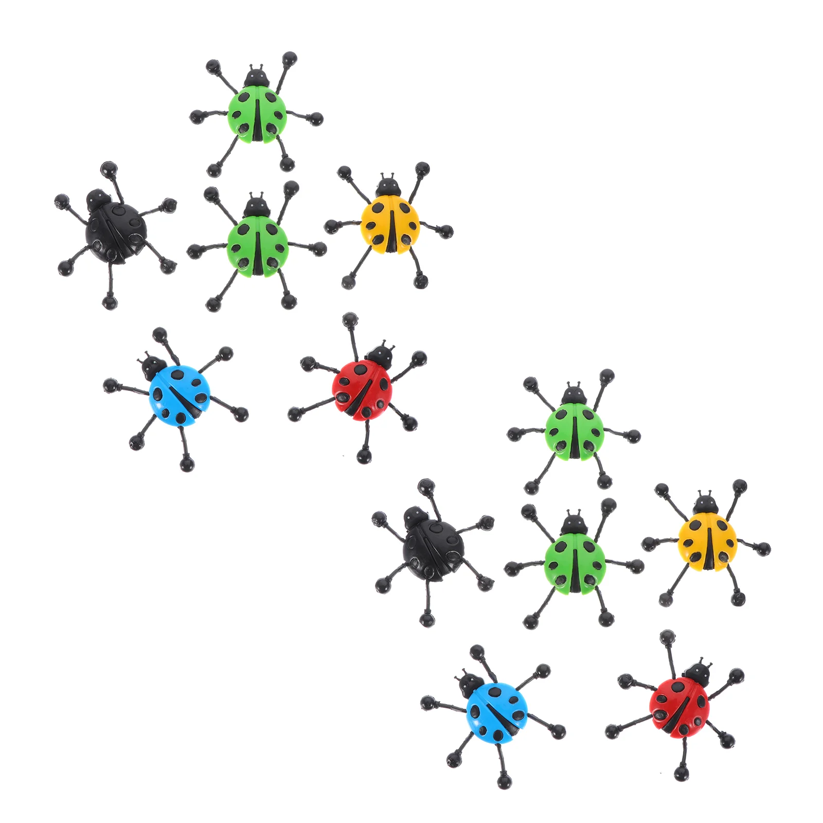 12 шт. игрушка в виде божьей коровки для скалолазания забавные липкие божьи роман