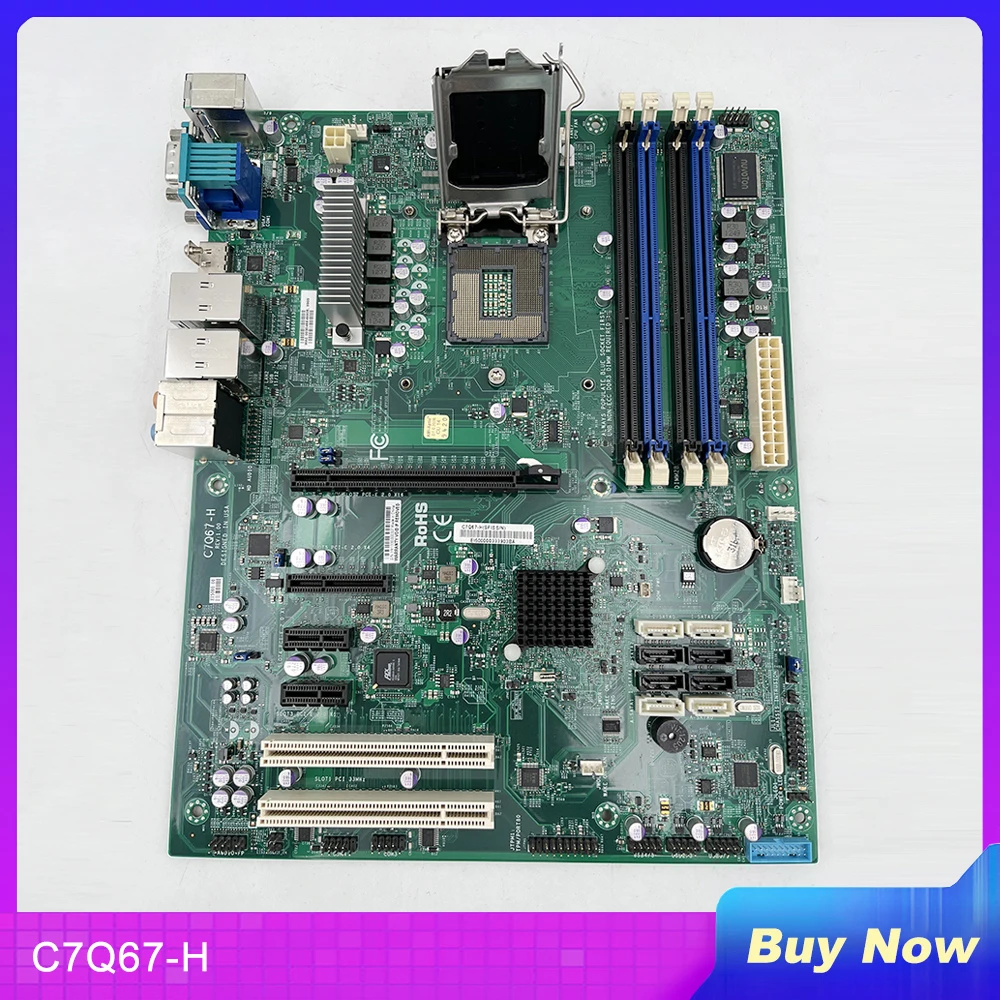 

For Supermicro Desktop Motherboard 2nd Generation i3 i5 i7 Series LGA1155 DDR3-1333MHz C7Q67-H