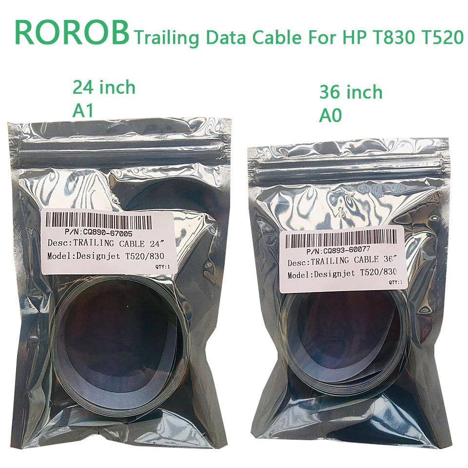 

HP Head FFC Flat Data Cable For HP Design Jet T830 T120 T730 T520 A1 A0 Large Format Printer Plotter Trailing Cable 24 36 Inch