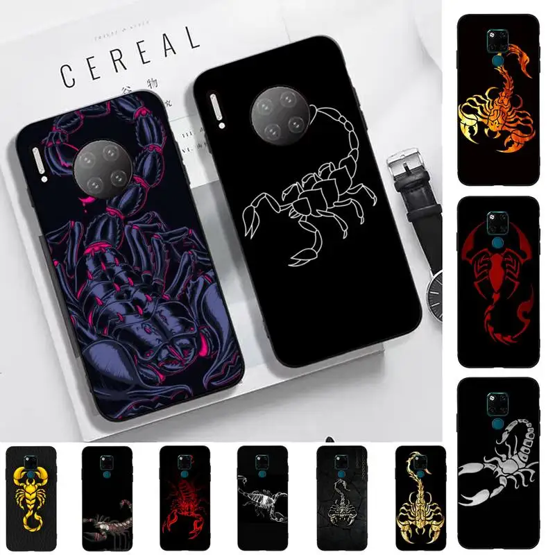 

Scorpion Phone Case for Huawei Mate 20 10 9 40 30 lite pro X Nova 2 3i 7se