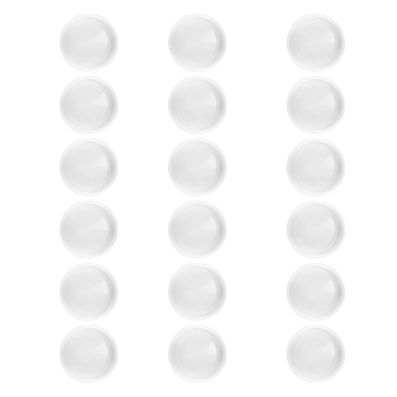 

18 упаковок, пластиковые крышки для банок, керамики и многого другого-пищевые белые пластиковые крышки для хранения