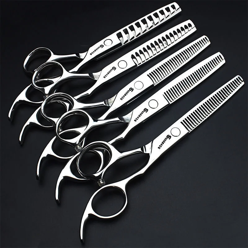 

6 inch Scissors Japan Professional hairdressing Scissors Barber Scissors Set Hair Cutting Shears thinning clippers