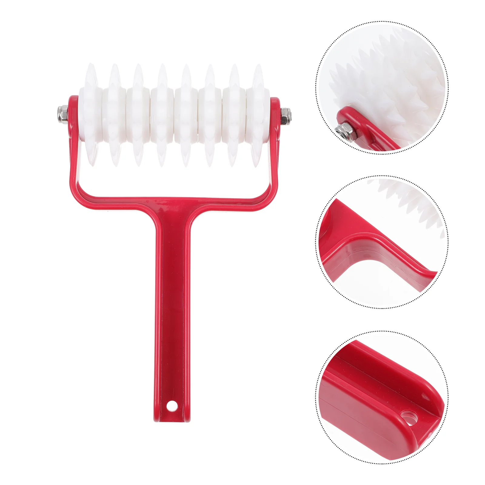 

Italian Bread Loaf Dough Rolling Pin Pizza Blistering Roller Baking Supply Hole Punch Tool Crafting Supplies Durable Docker