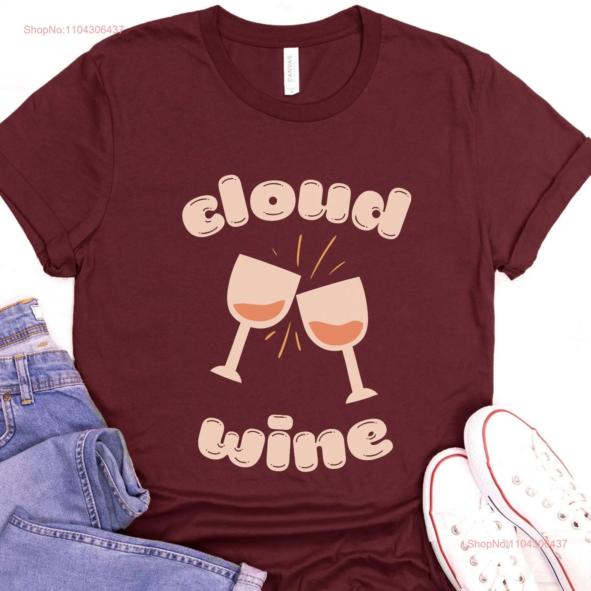 Футболка Cloud Wine Group Bride Funny Drinking for Lover Дегустация с длинными или короткими рукавами