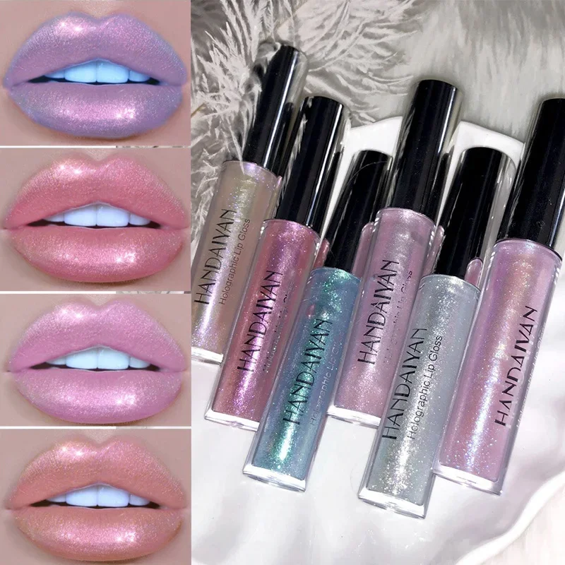 Алмазный Блестящий Блеск для губ стойкий увлажняющий 7 цветов Яркий глянцевый