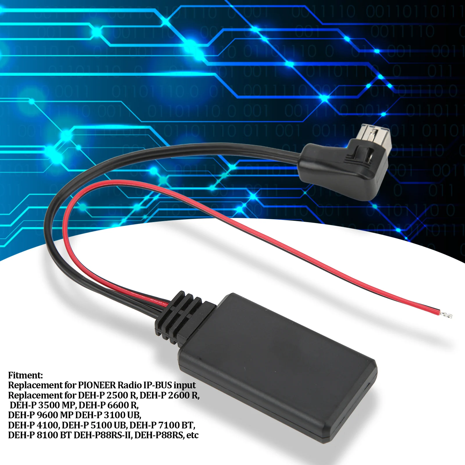 Аудиокабель Aux Адаптер Bluetooth 5.0 Замена Входа Mp3 Автомобильный Ip-шина Материал Abs