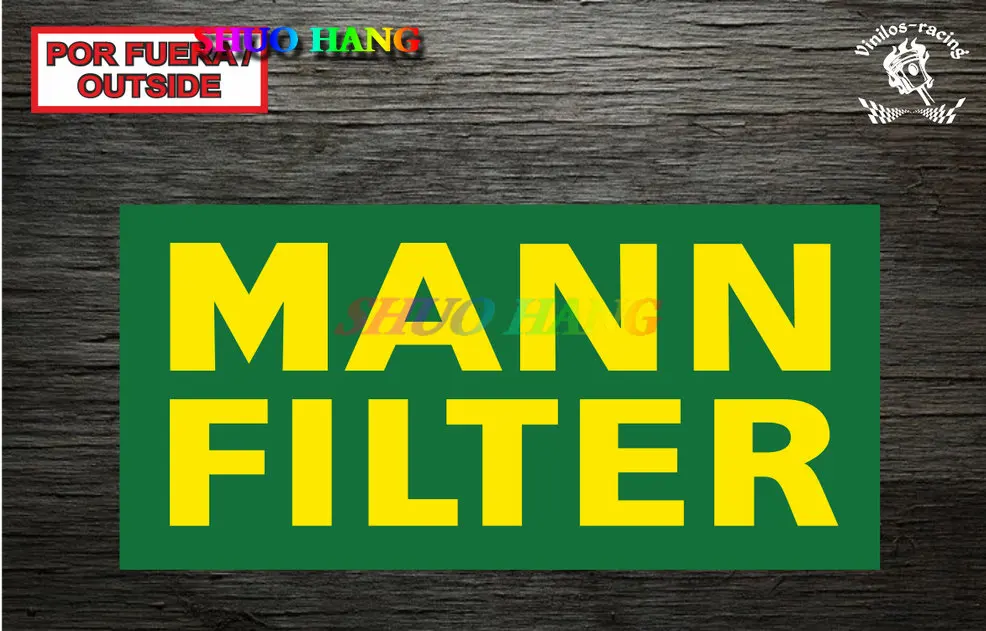 

Наклейка на фильтр Mann Vinilo, виниловая наклейка, автоколлант, Aufkleber Adesivi Pegatina, автомобильные аксессуары, наклейки на окно, гоночный мотоцикл