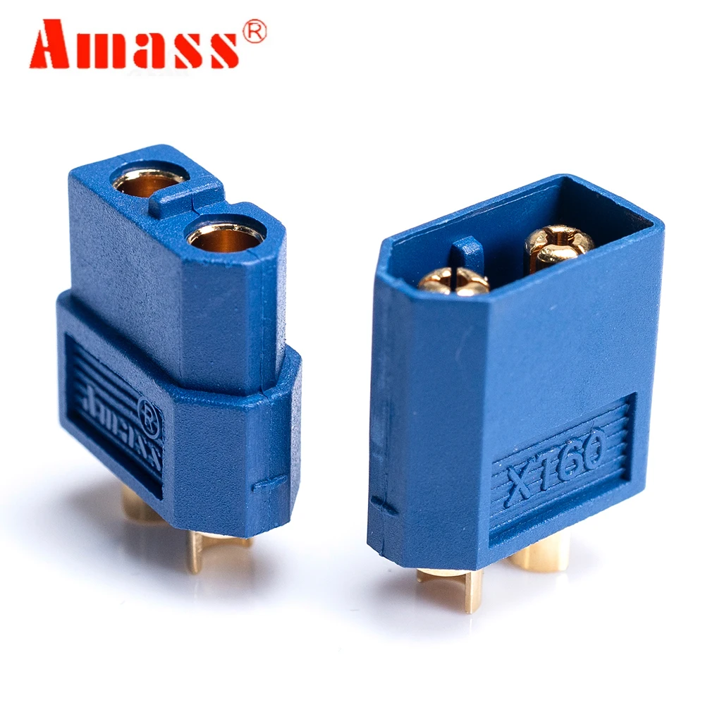 

10 шт./5 пар, штекеры Amass Blue XT60 + XT60H