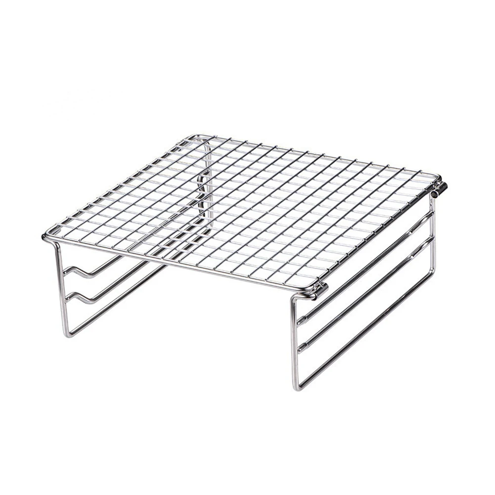 

Складная уличная мини-сетка для гриля, гриля, барбекю, сетчатая стойка с плитой для кемпинга