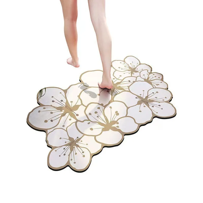

Special-shaped technology water-absorbing floor mat is necessary for door bathroom