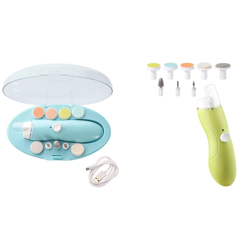 

Перезаряжаемый триммер для ногтей для детей, безопасные электрические кусачки для ногтей для новорожденных, малышей, детей, пальцев и ногтей