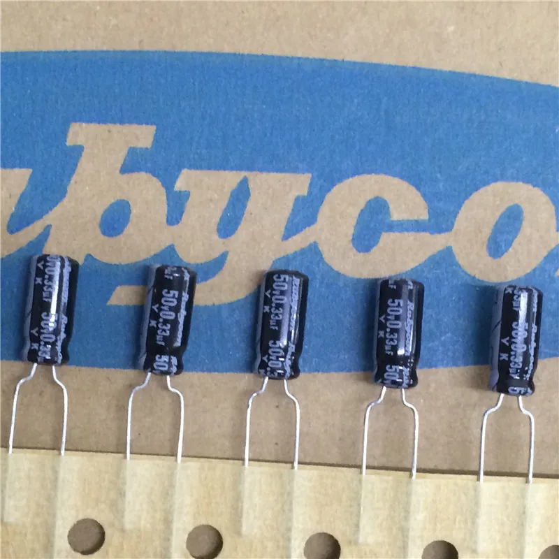 

10pcs 0.33uF 50V RUBYCON YK Series 5x11mm 50V0.33uF Aluminum Electrolytic Capacitor