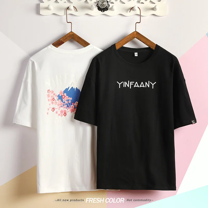 

13817 Men's T-Shirts Summer Short Sleeve t shirt men Simple creative design line cross Print cotton Brand shirts Men Top Tees