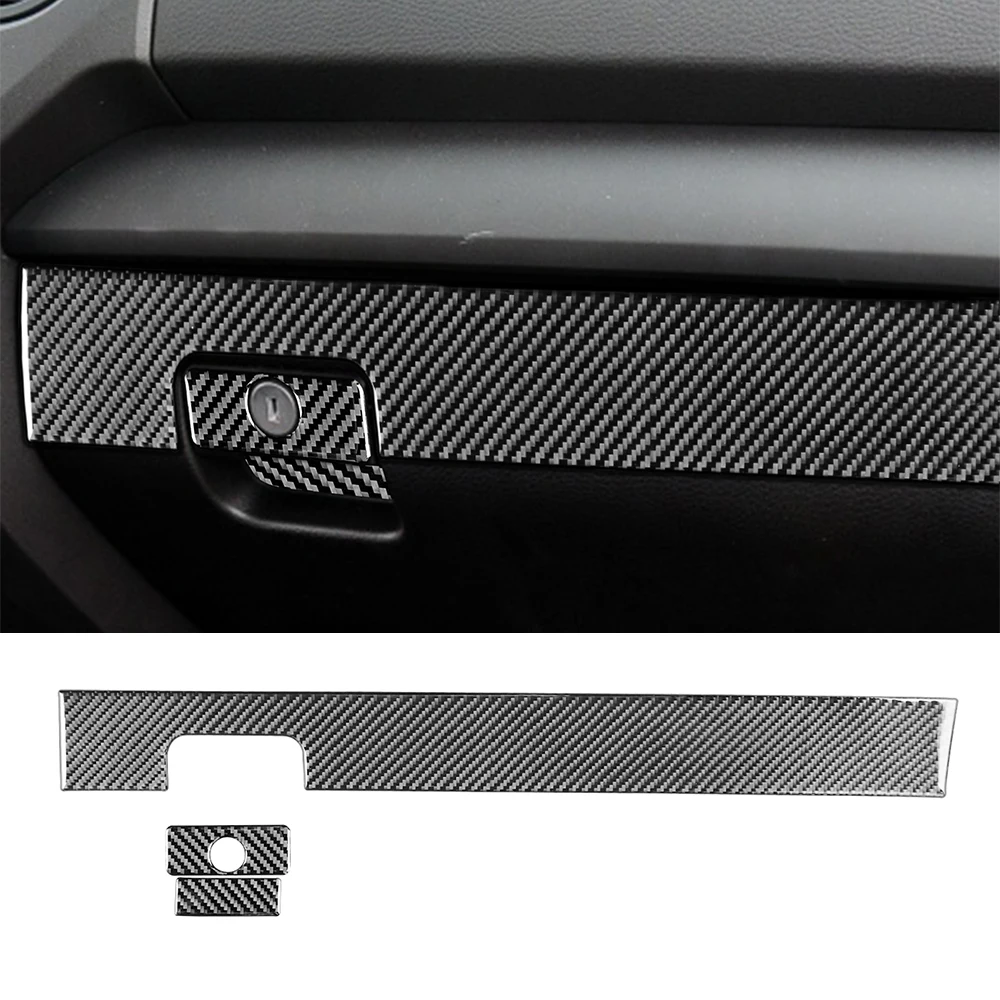 

Для Toyota Tundra 2014-2018 Co-пилотная перчатка Box декоративная Обложка Наклейка отделка автомобиля аксессуары для интерьера из углеродного волокна