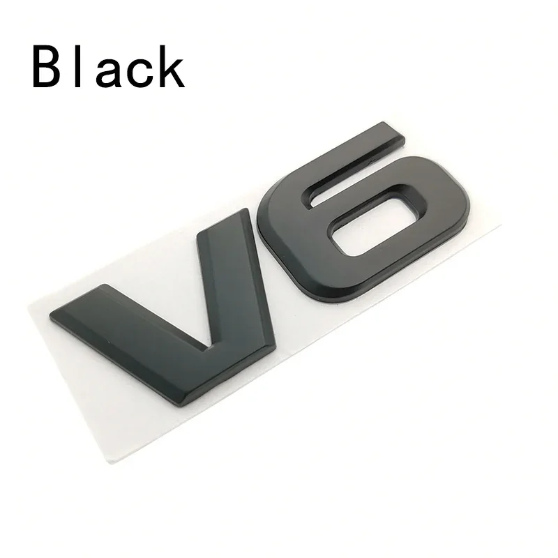 

3D наклейка с логотипом автомобиля, эмблема, авто значок, наклейка для V6 Mercedes BMW Audi Ford Fiesta Mustang Ranger Nissan Toyota Honda Styling