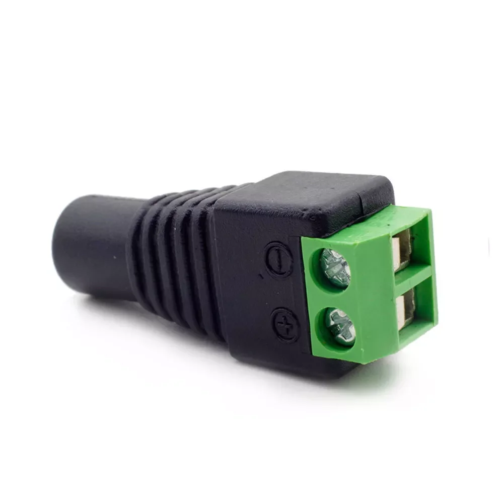 

PCS DC 12V Power Connector LED Strip Lights CCTV PSU Plug DC12V Adapter Female Female Connector Power Plug Solderless
