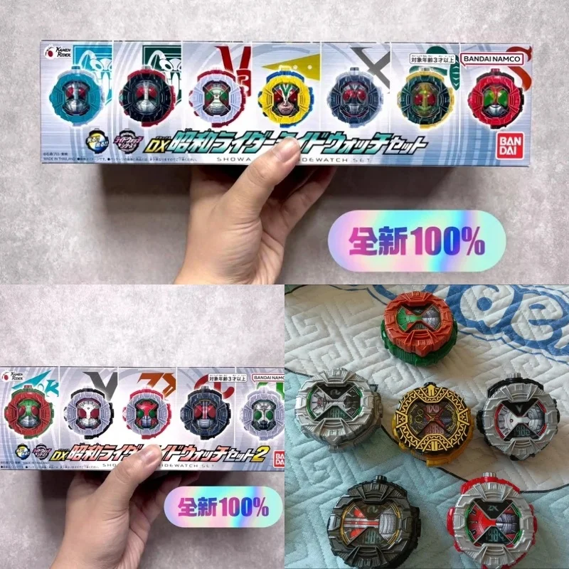 Фото Премиальный набор коллекционных игрушек-трансформеров Bandai Kamen Rider Zio Dx Showa Rider Ridewatch Set 2 для взрослых коллекционеров №1