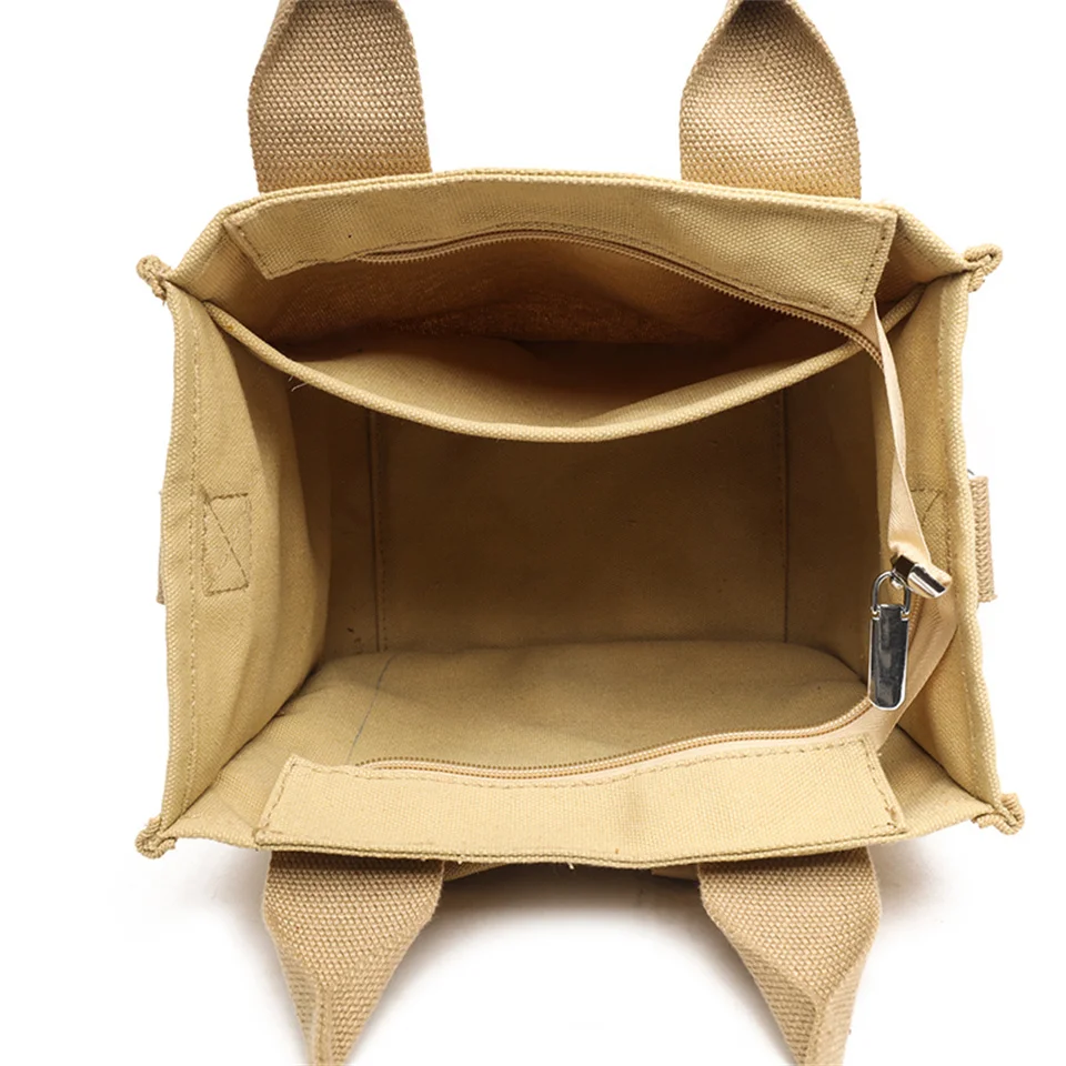 Women Crossbody Bag Fashion Canvas Messenger Bag Vintage Shoulder Bag Larger Top-handle Bags Handbag