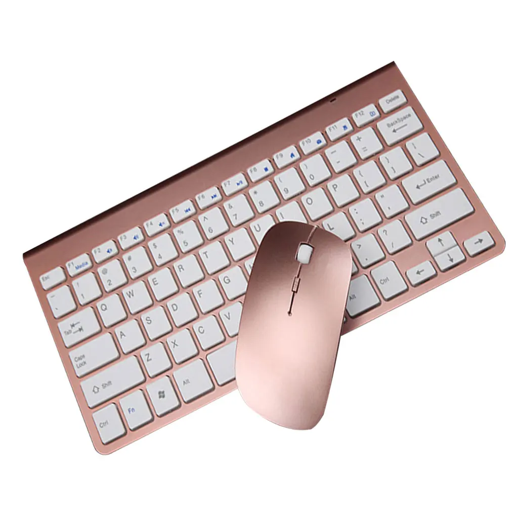 

Тонкая беспроводная USB клавиатура с мышью, набор мышей для настольного ПК, ноутбука, компьютера, Набор клавиатуры