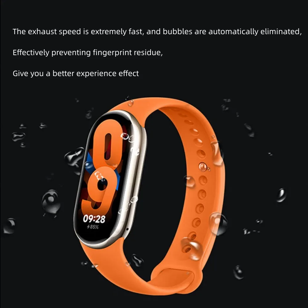 TPU Full Coverage Ultra-thin Scratch Proof Protective Film For Xiaomi Mi Band 8 Smart Wristband Screen film For miband 8 NFC