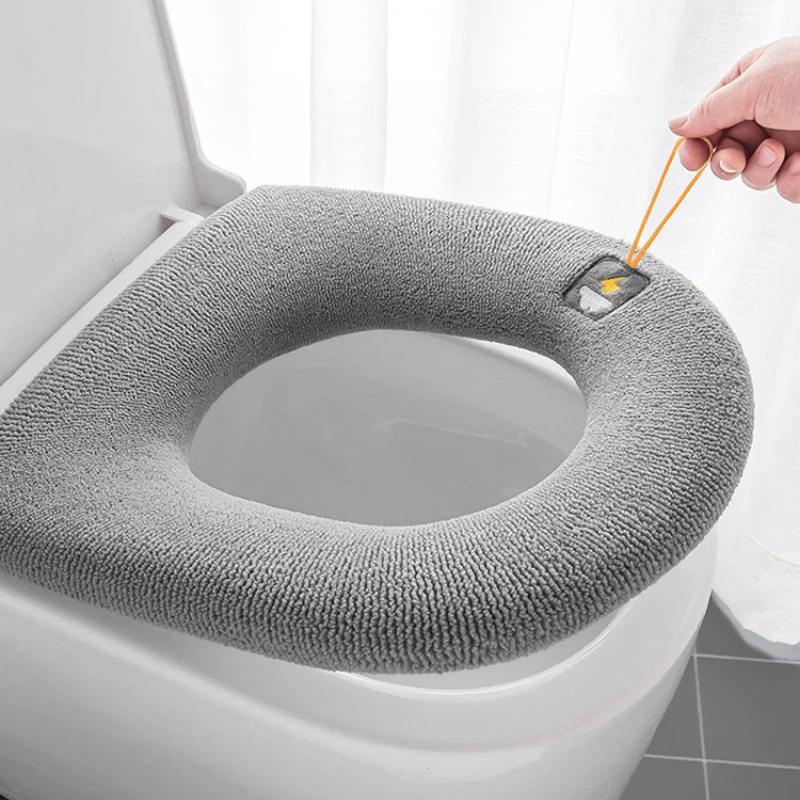 Cover Mat Bathroom Toilet Pad Cushion With Handle Thicker So