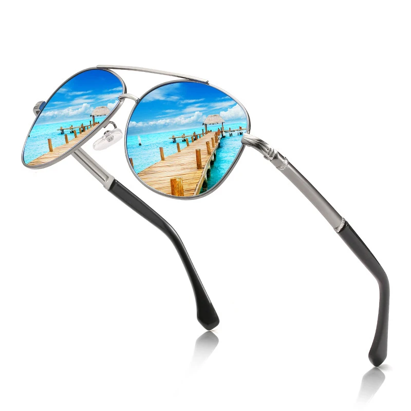 

New men's Polarized Sunglasses Sunglasses Outdoors Fishing Glasses Big Mirror Driving Box
