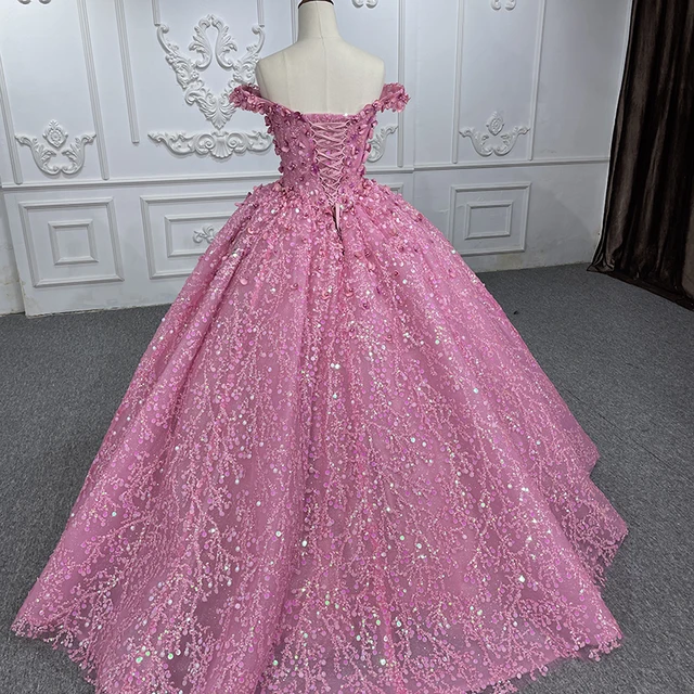Luxury Quinceanera Dresses Organza Ball Gown Flowers Sweetheart Quinceanera 2023 Pink DY6548 Bar Mitzvah 2