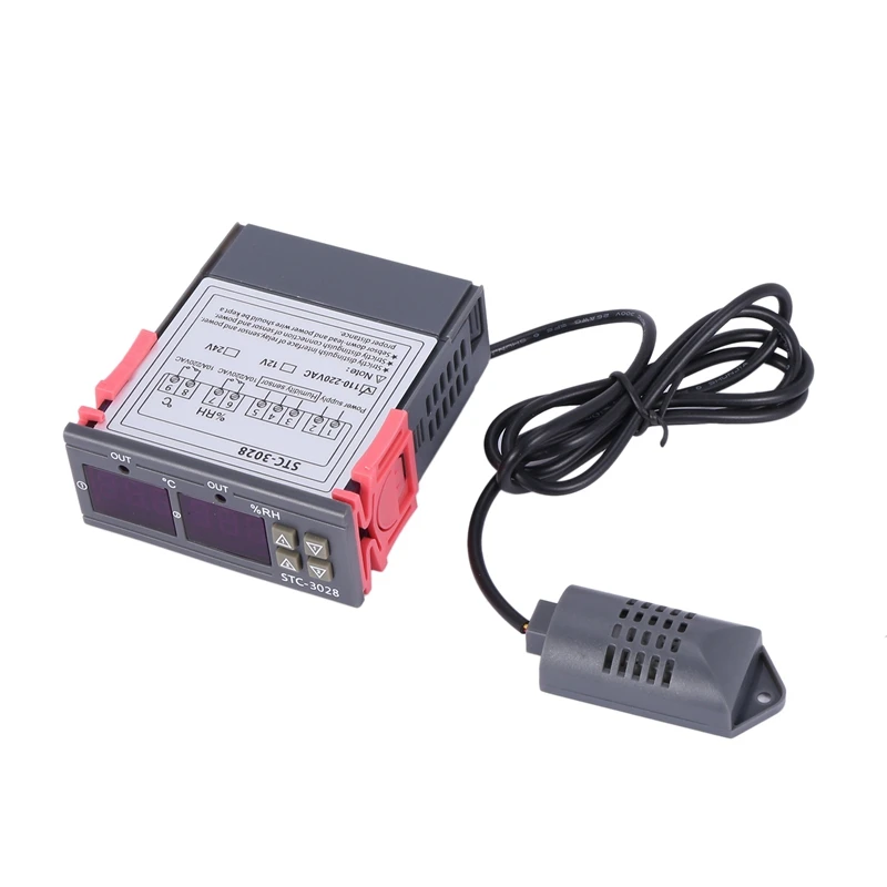 

Цифровой измеритель температуры и влажности, 110-220 В, 10 а, с двойным дисплеем