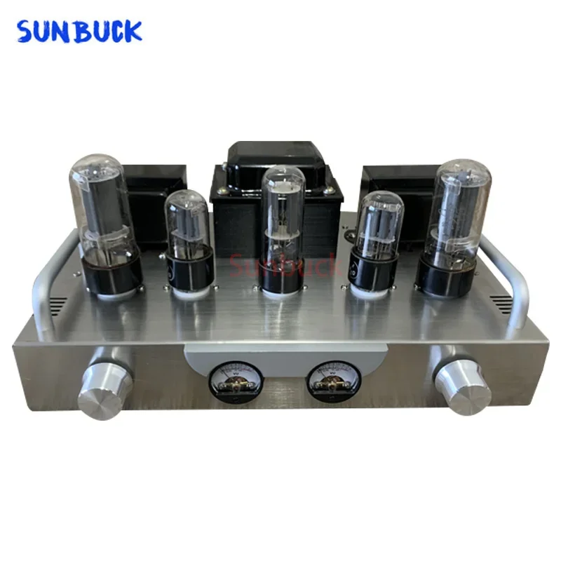 Фото Sunbuck DIY комплект роскошный высококачественный ламповый усилитель высокого класса 6,5 Вт 2,0 канала 5U4C 6H9C 6P3PT №1