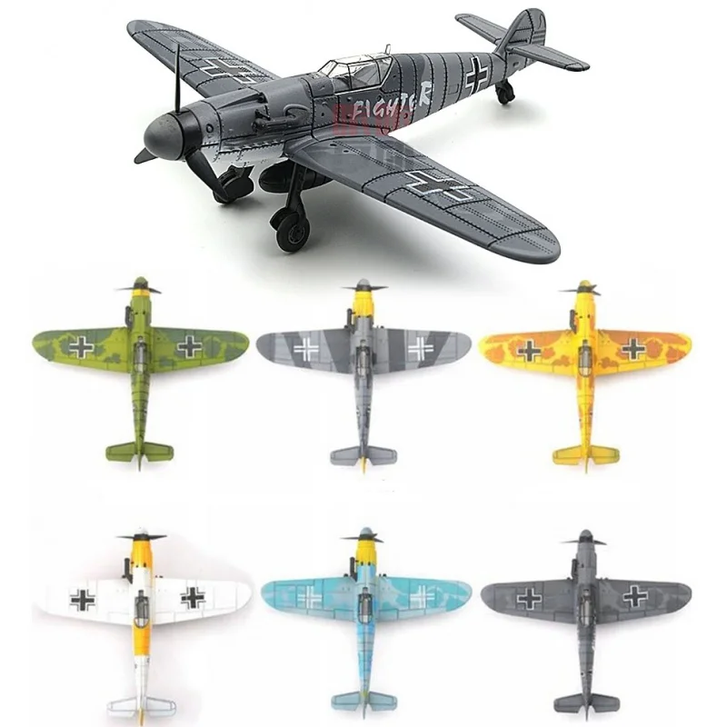 

1PCS 1:48 World War II German Fighter Model B-109 4D Plastic Assemble Aircraft Military Building Model Toy For Children