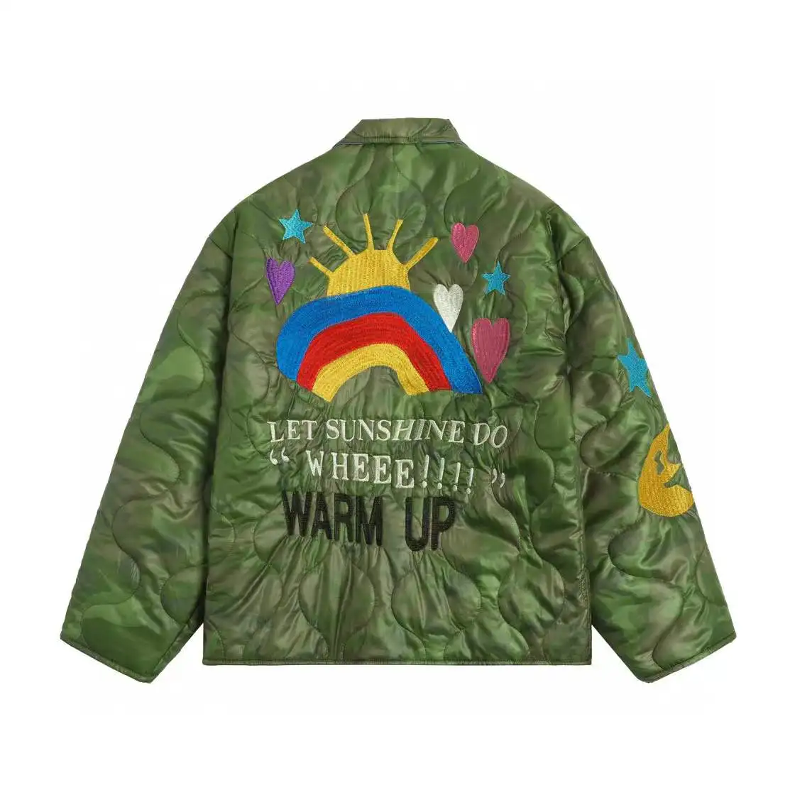

NIGO Rainbow Embroidered Cotton Clothes Jacket #nigo7175