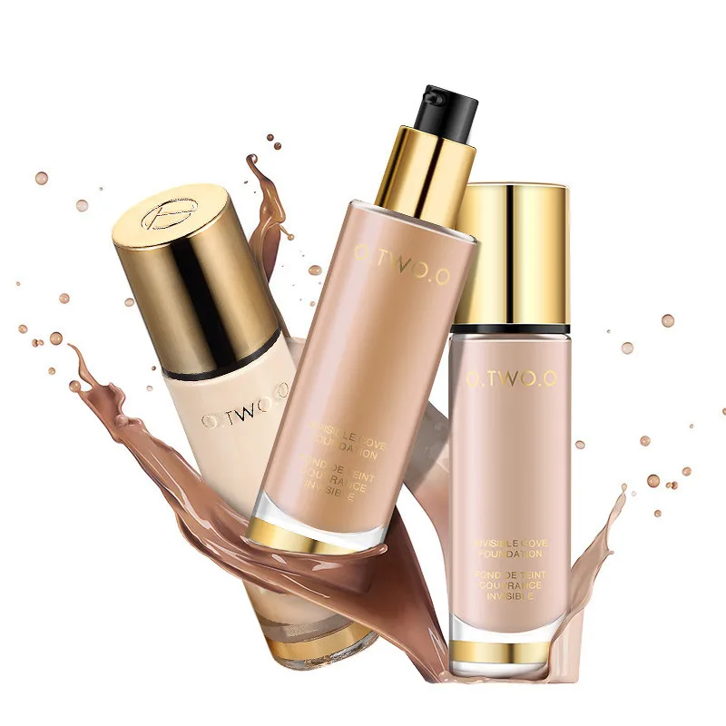 

30ml Moisturizing Oil Control Liquid Foundation Long Lasting Smooth Concealer Waterproof Blemish Covering Clear Cover Face Soft
