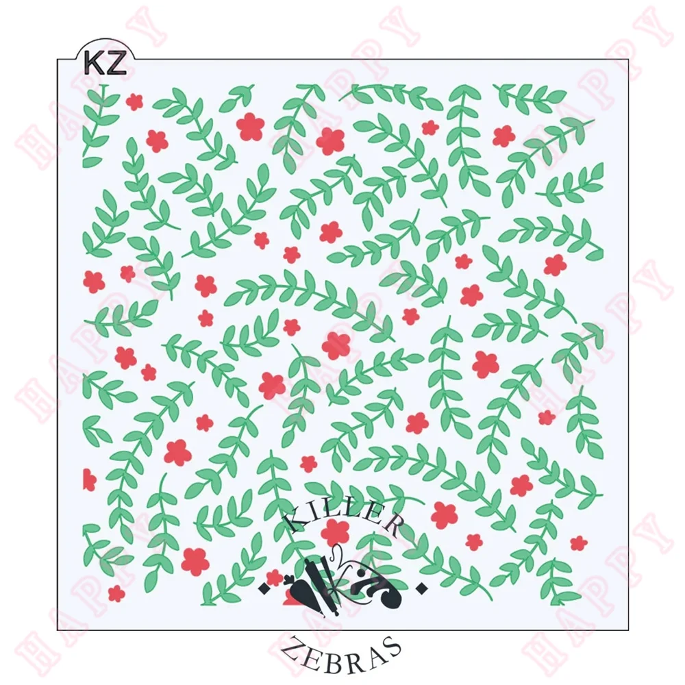 

Arrival New Flower And Vine Plastic Stencils Scrapbook Painting Phone Album Decoration Embossing DIY Paper Craft Fairy Layering