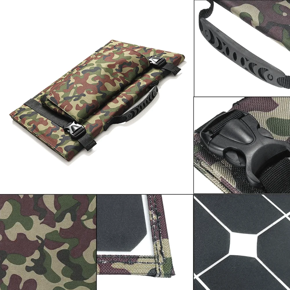 solar panel sunpower 80w solar cell charger phone tablet laptop emergency charging outdoor solar plate portable 4 foldable bag free global shipping