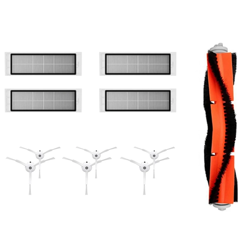 

Запчасти для Xiaomi Roborock S50 S51 S5 S6 E25 E35, основная щетка, HEPA фильтр, боковая щетка, аксессуары для пылесоса Xiaomi