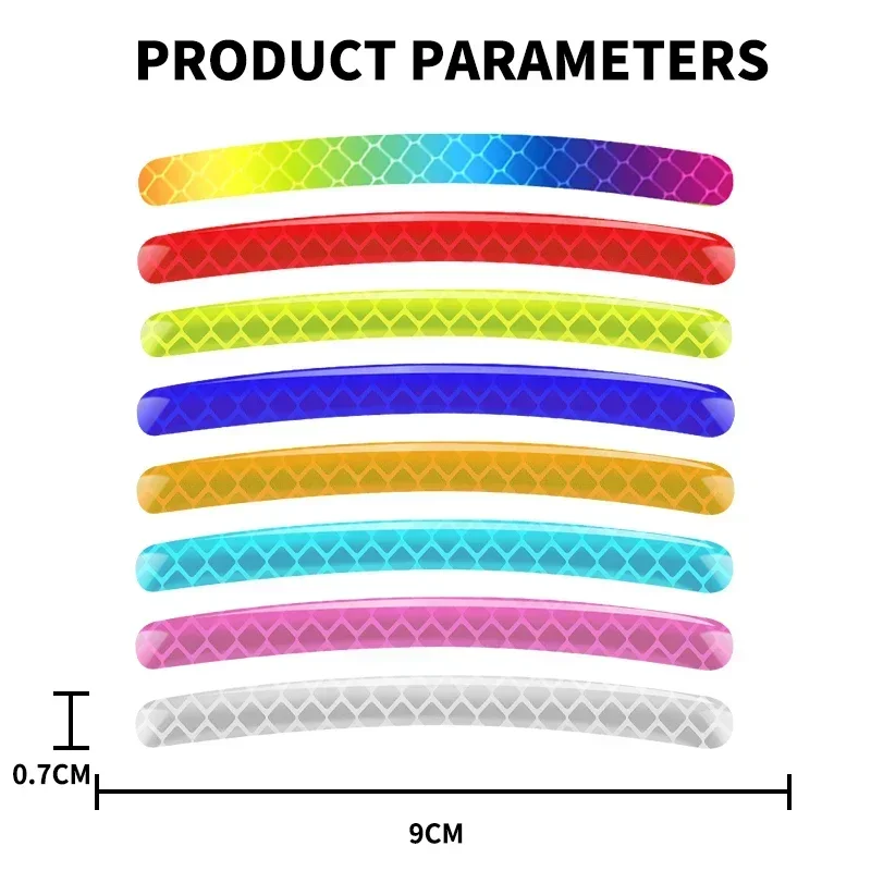 Светоотражающая наклейка на ступицу колеса 20x декоративные наклейки для BYD F3 E6 Yuan