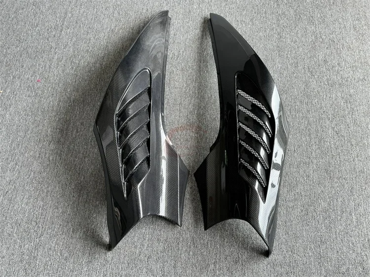 Переднее крыло с вентиляционными отверстиями kitcustom для McLaren 720S Coupe Spider carbon fiber V style