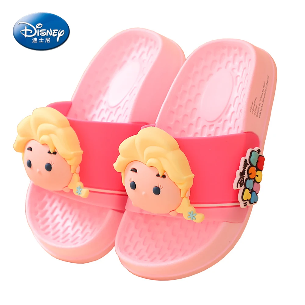 

Disney Frozen Princess Elsa Loose Slippers Kids Cute Soft Sole Shoes Girls Eva Breathable Non-slip Cartoon Sandals Summer 2022