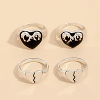 heart promise rings for couples wholesale womens girls love ring jewelry accessories