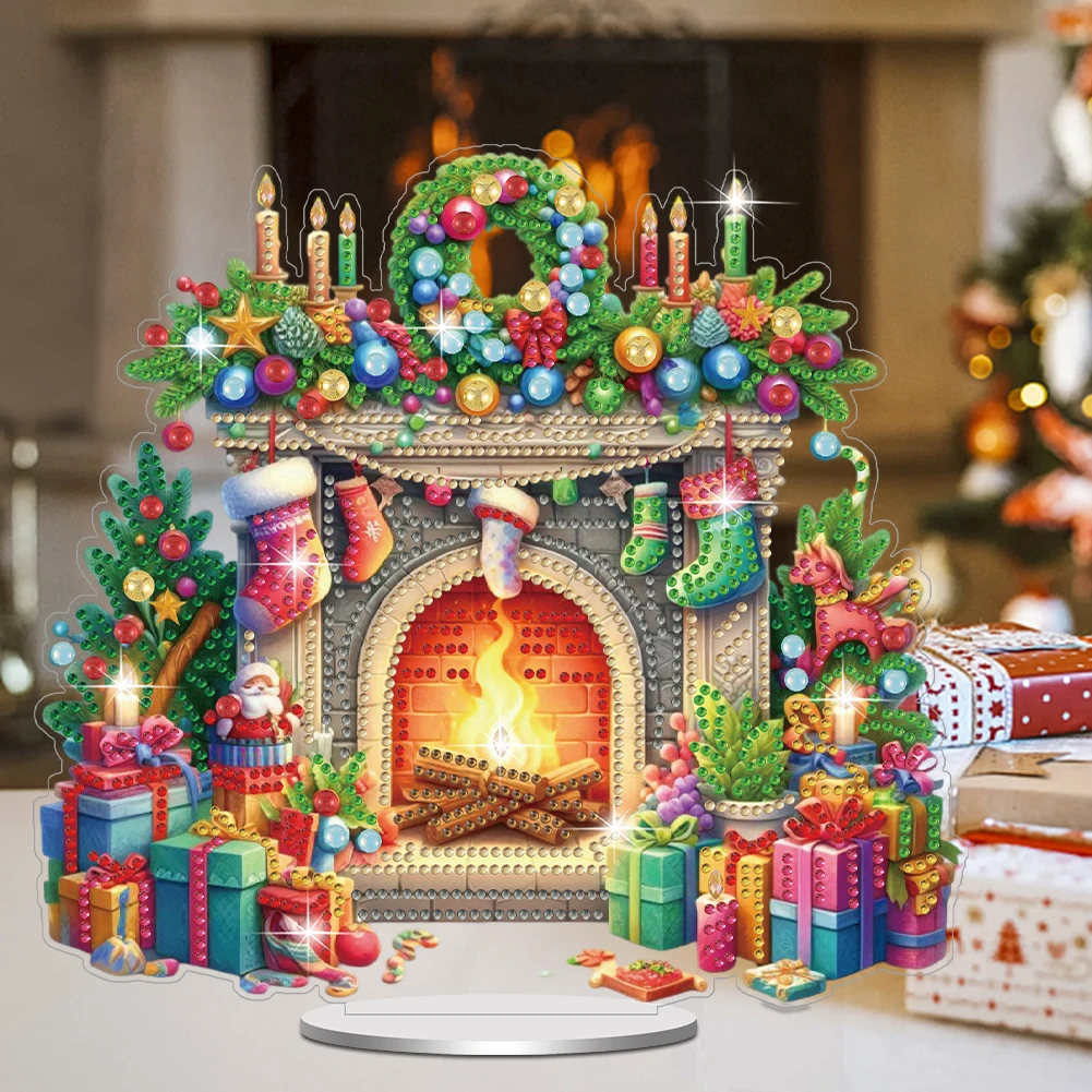 Акриловая рождественская тема специальной формы алмазная живопись набор