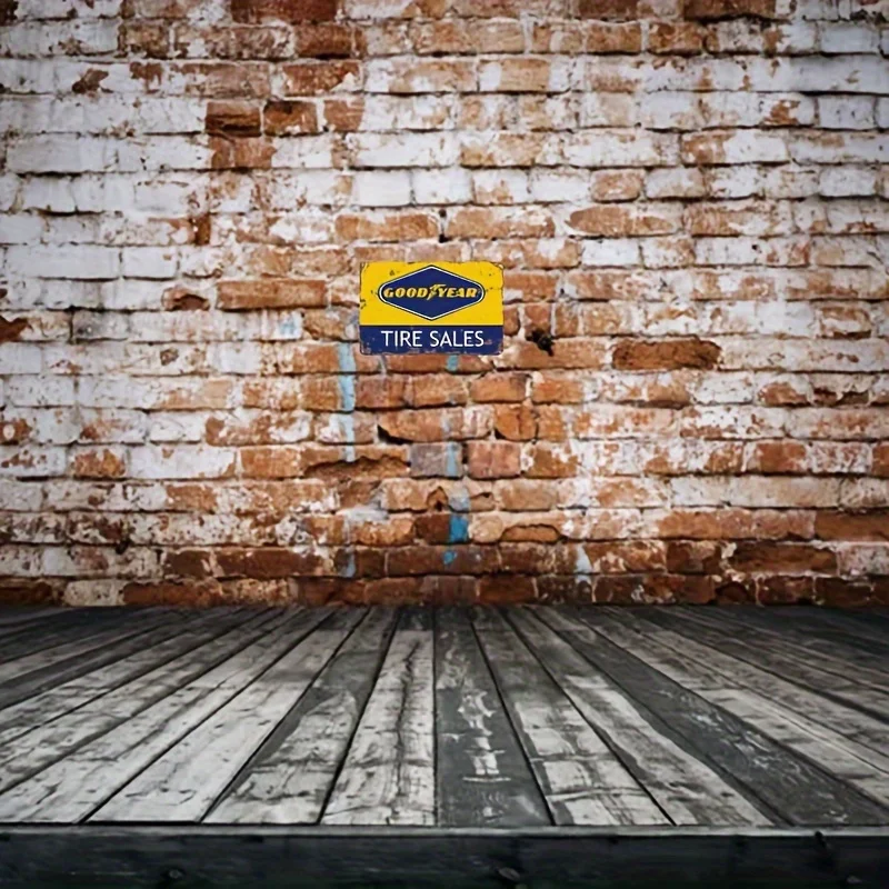 Винтажная металлическая вывеска Goodyear Tire 1 шт. настенное искусство из железной