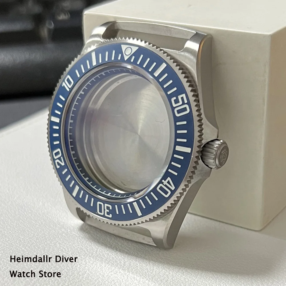 Watch Modify Parts 42mm Titanium Material FXD Case Sapphire Full Luminous Bezel Fit NH35/36 Automatic Movement 200m Waterproof