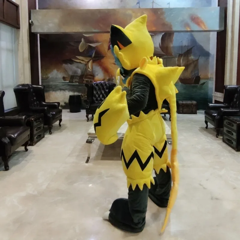 Супер большой размер аниме плюшевая фигурка Zeraora Pokémon костюм набор плюшевых
