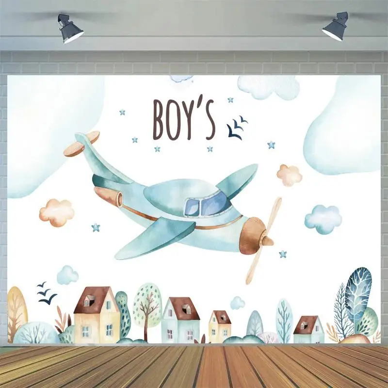 

Фоны для фотосъемки новорожденных с изображением мультяшных героев приключений мальчиков на день рождения детского дня рождения вечеринк...