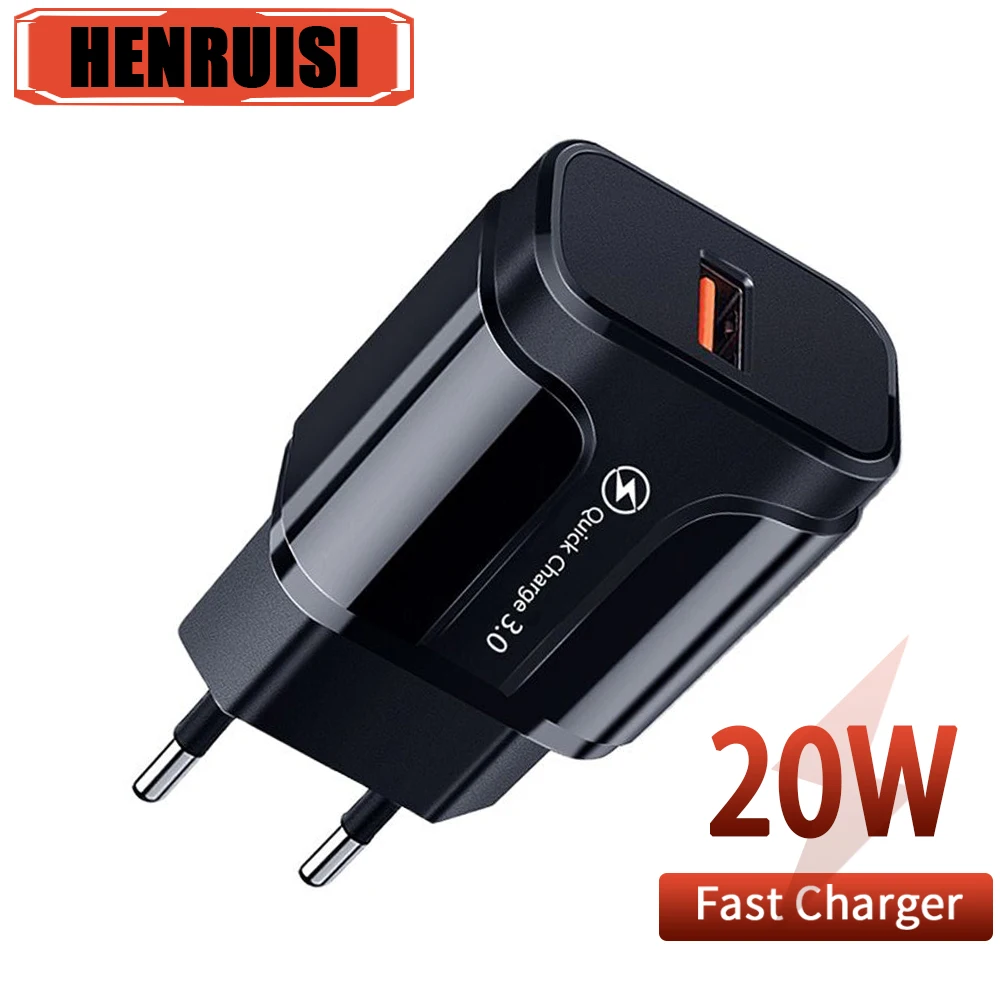 Зарядное устройство USB 20 Вт быстрая зарядка 3.0 стандартное настенное зарядное