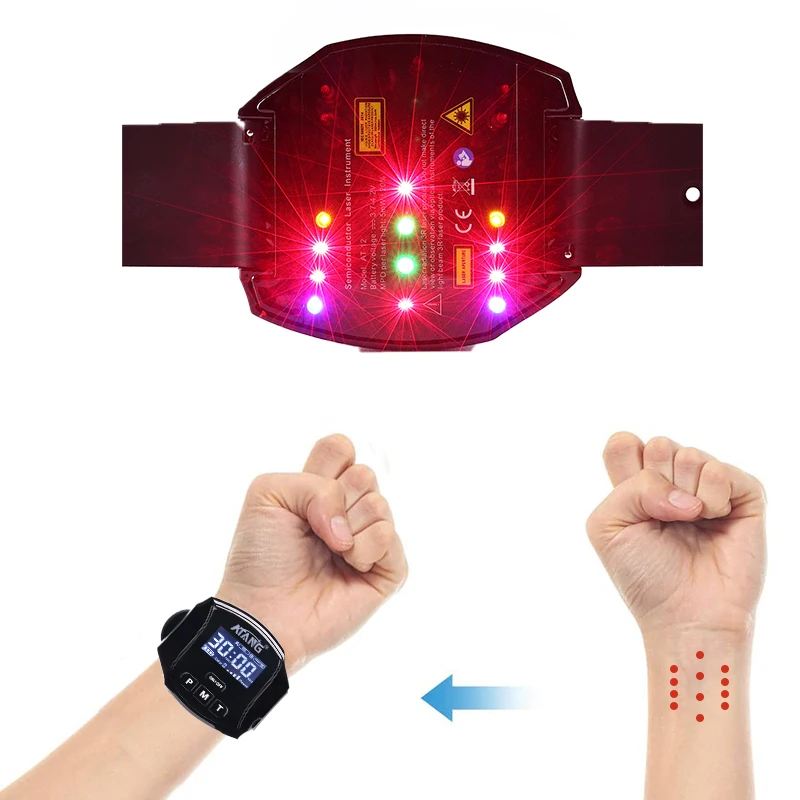 

Physical Therapy Equipments For Stroke Patient Prevention and Diabetic Laser Therapy Watch LLLT